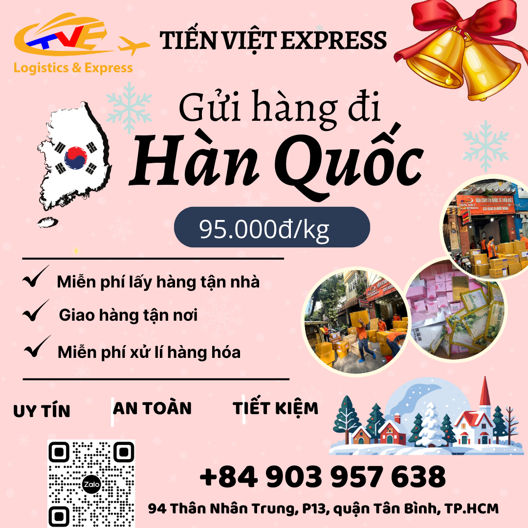 Gửi hàng đi Hàn Quốc - Tiến Việt Express